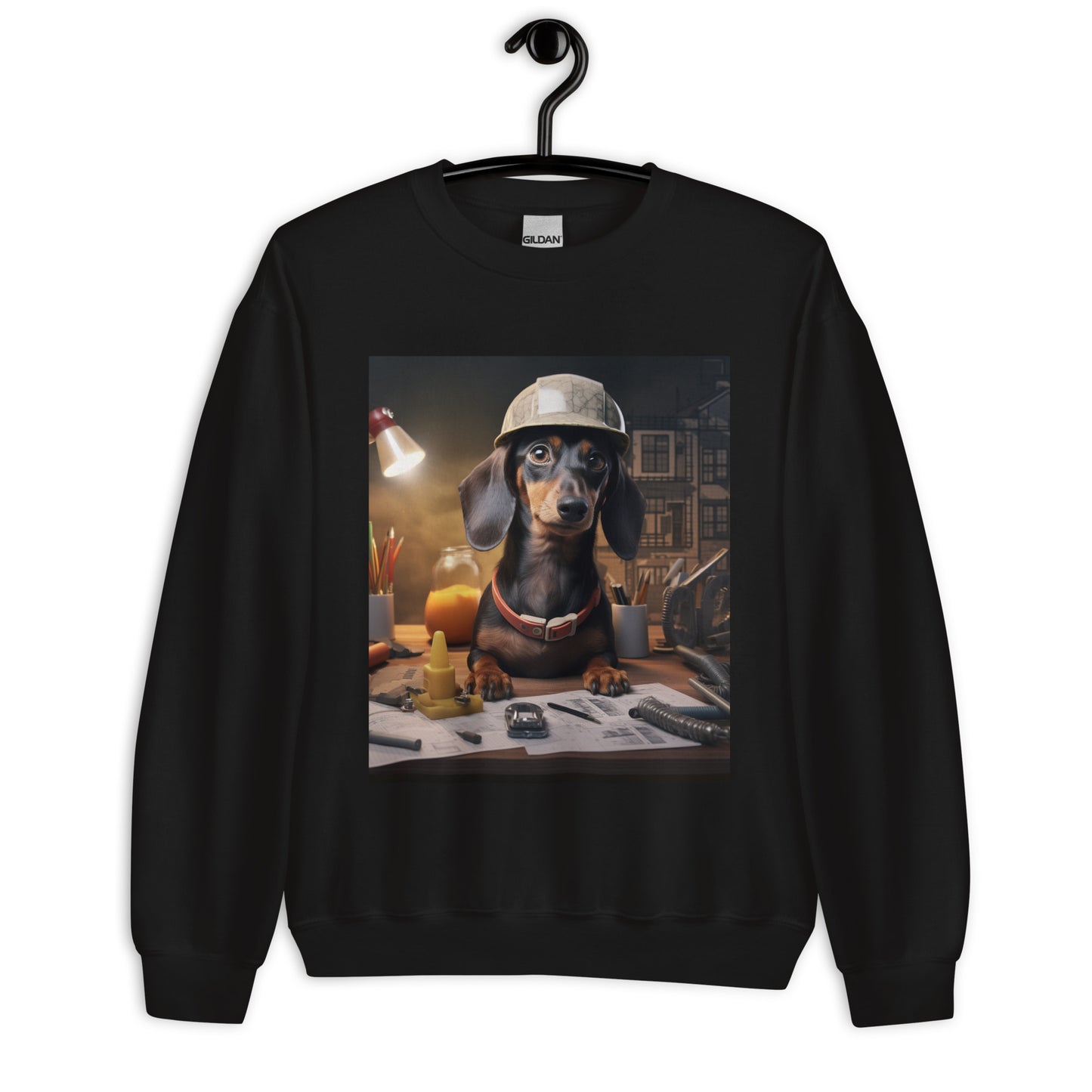 Dachshund Engineer Unisex Sweatshirt