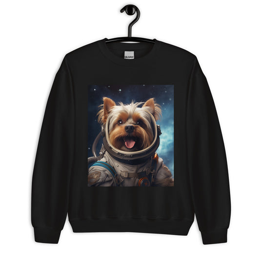 Yorkshire Terrier Astronaut Unisex Sweatshirt