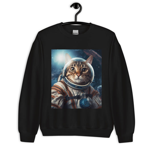 Domestic Shorthair Astronaut Unisex Sweatshirt