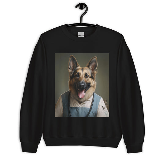 German Shepherd Nurse Unisex Sweatshirt