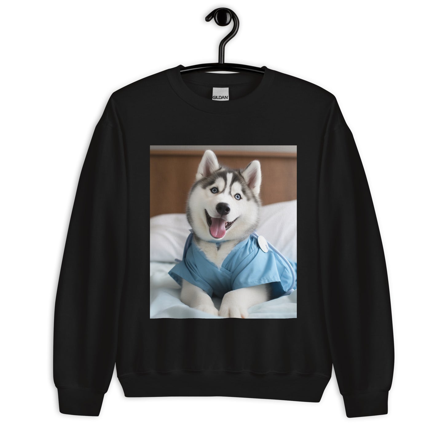 Siberian Husky Nurse Unisex Sweatshirt