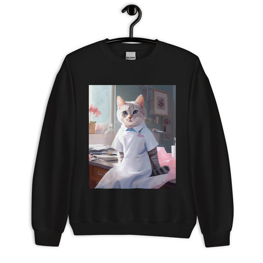 Domestic Shorthair Nurse Unisex Sweatshirt