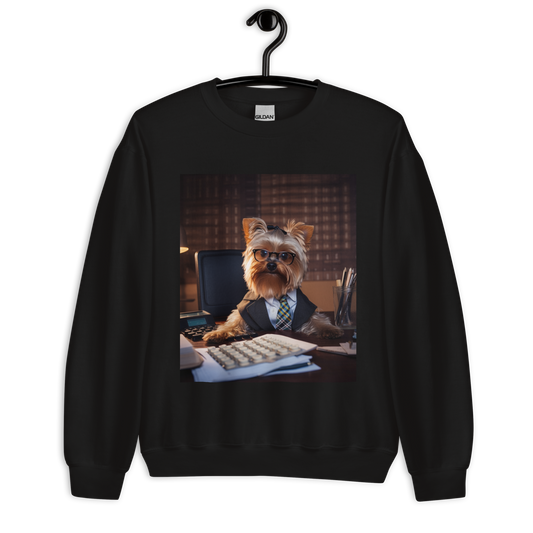 Yorkshire Terrier Accountant Unisex Sweatshirt