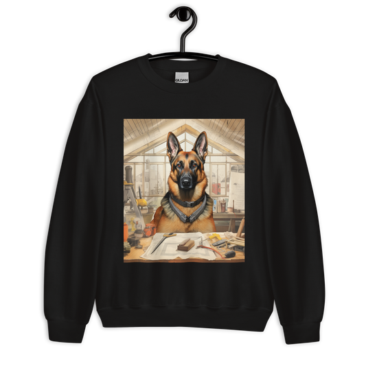 German Shepherd Architect Unisex Sweatshirt