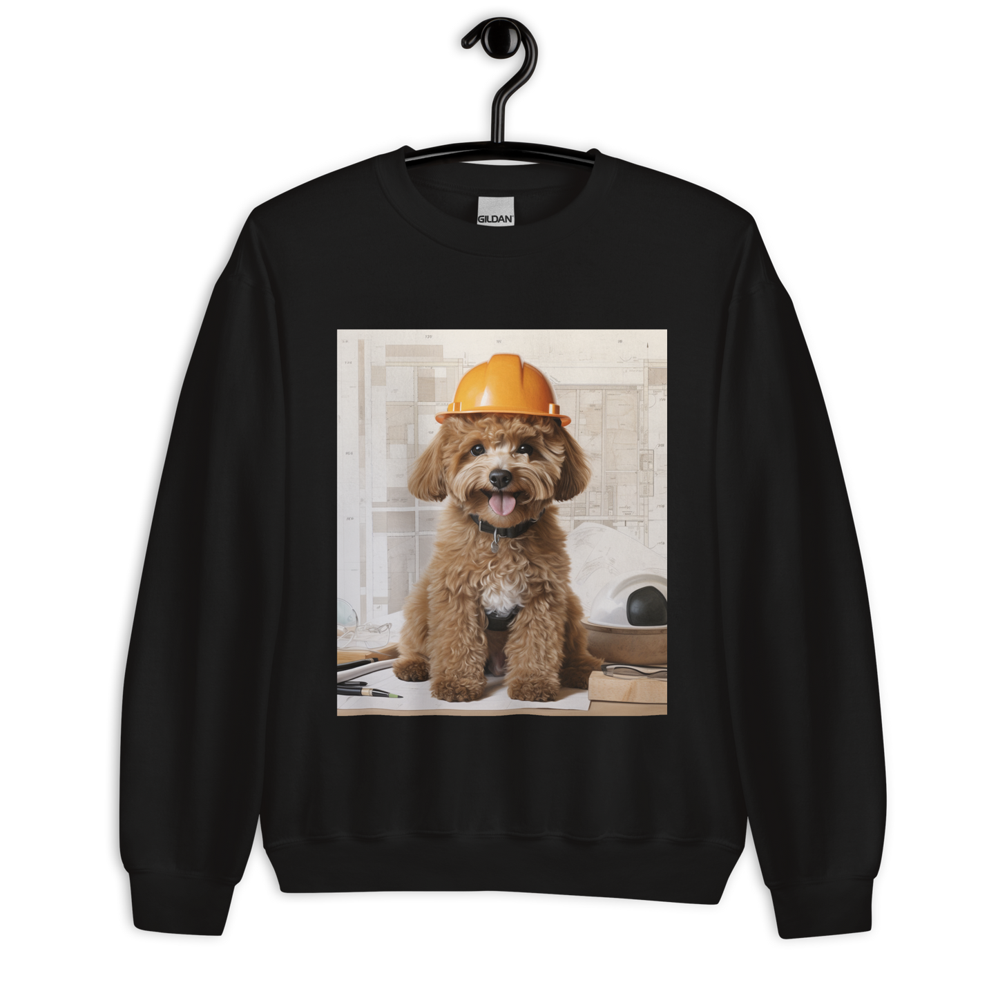 Poodle Architect Unisex Sweatshirt