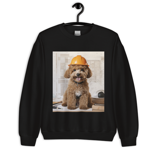 Poodle Architect Unisex Sweatshirt