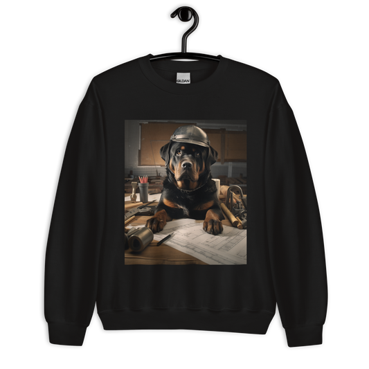 Rottweiler Architect Unisex Sweatshirt