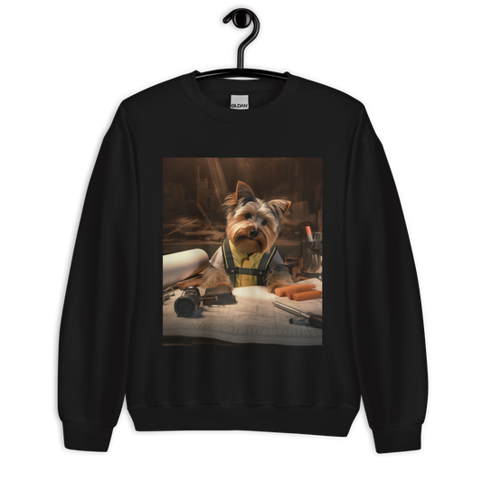 Yorkshire Terrier Architect Unisex Sweatshirt