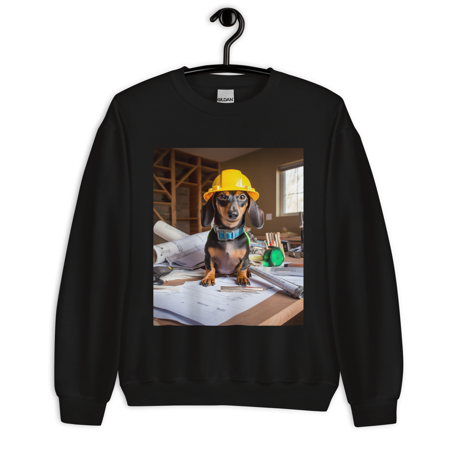 Dachshund Architect Unisex Sweatshirt