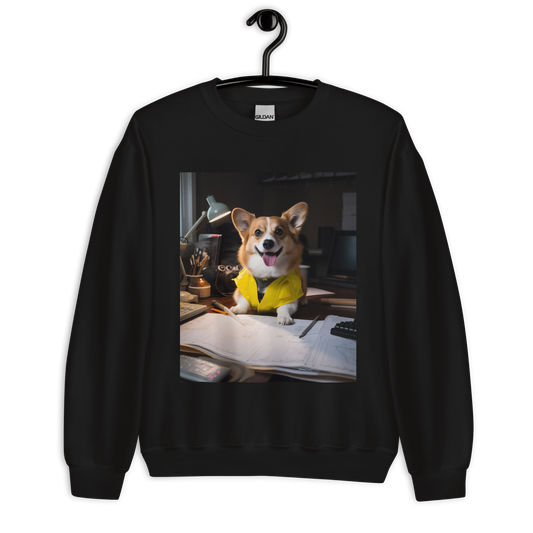 Pembroke Welsh Corgi Architect Unisex Sweatshirt