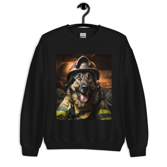 German Shepherd Firefighter Unisex Sweatshirt