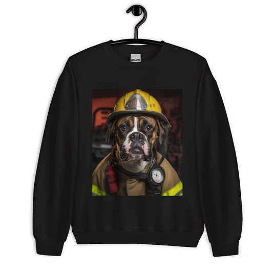 Boxer Firefighter Unisex Sweatshirt