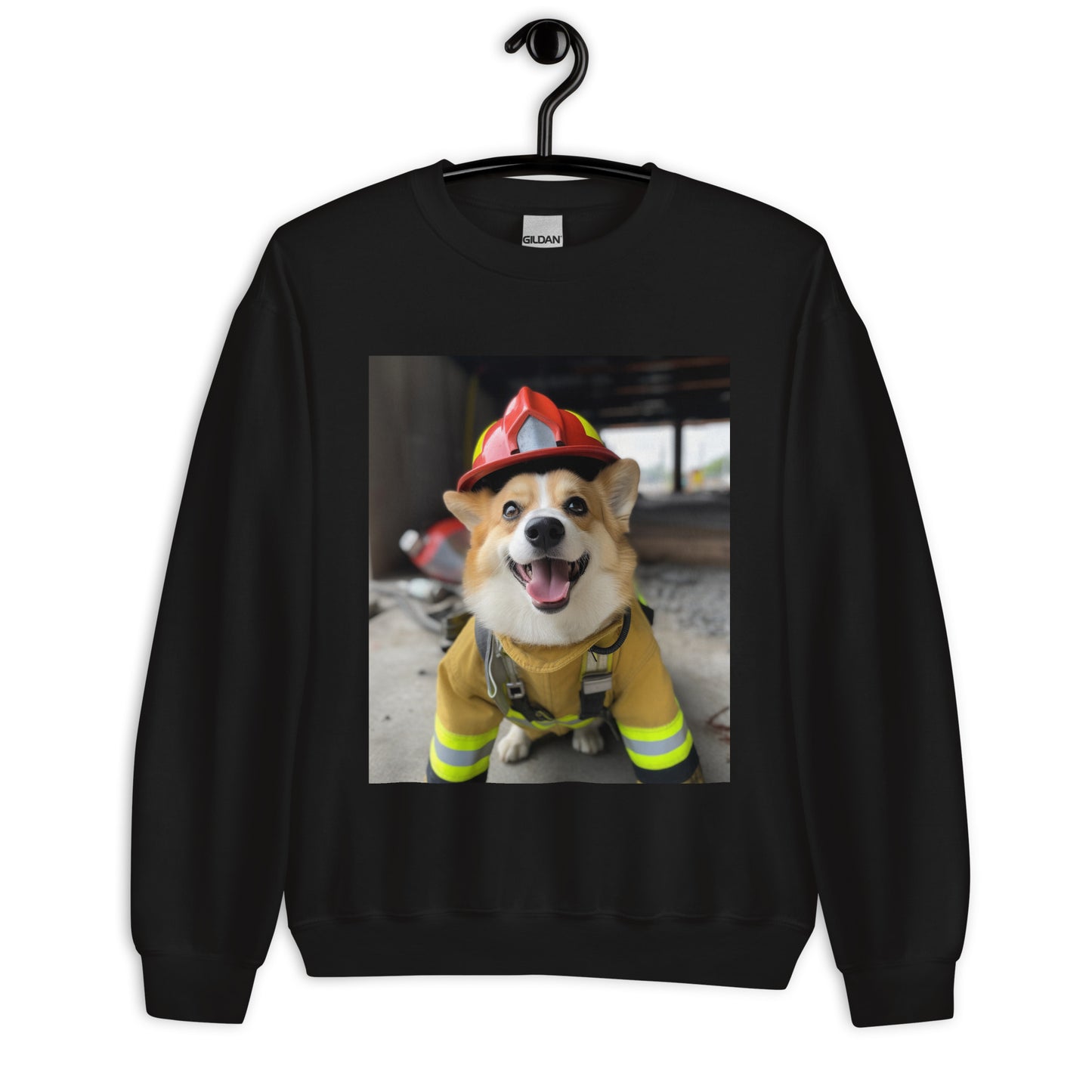 Pembroke Welsh Corgi Firefighter Unisex Sweatshirt