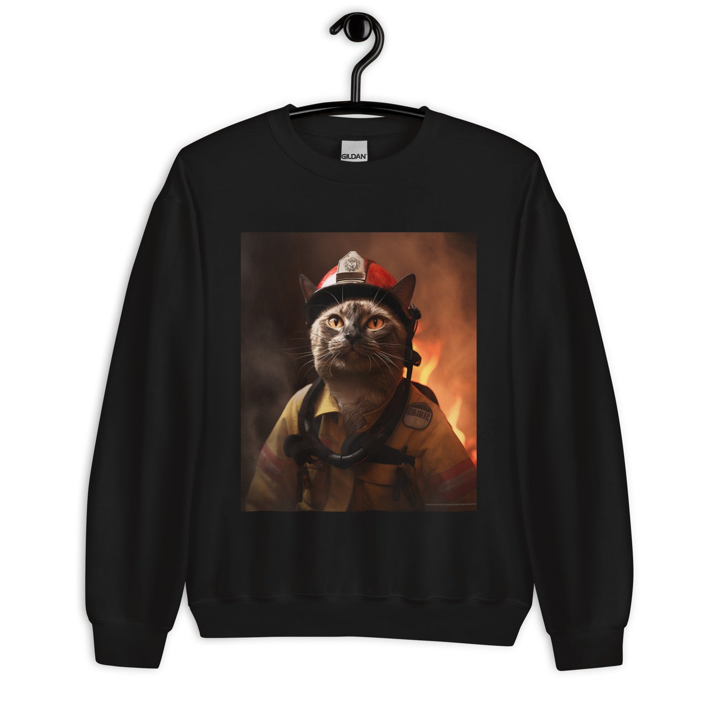 Siamese Firefighter Unisex Sweatshirt