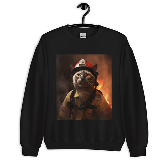 Siamese Firefighter Unisex Sweatshirt