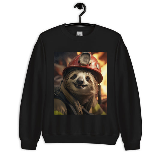 Sloth Firefighter Unisex Sweatshirt