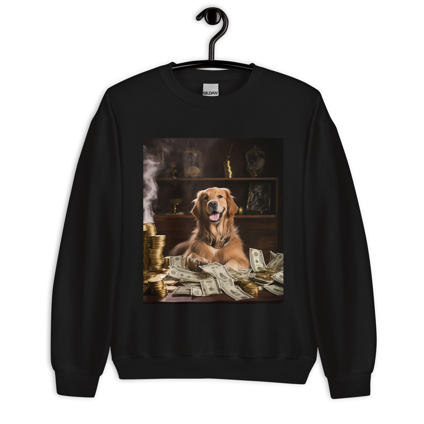 Golden Retriever Millionaire Unisex Sweatshirt