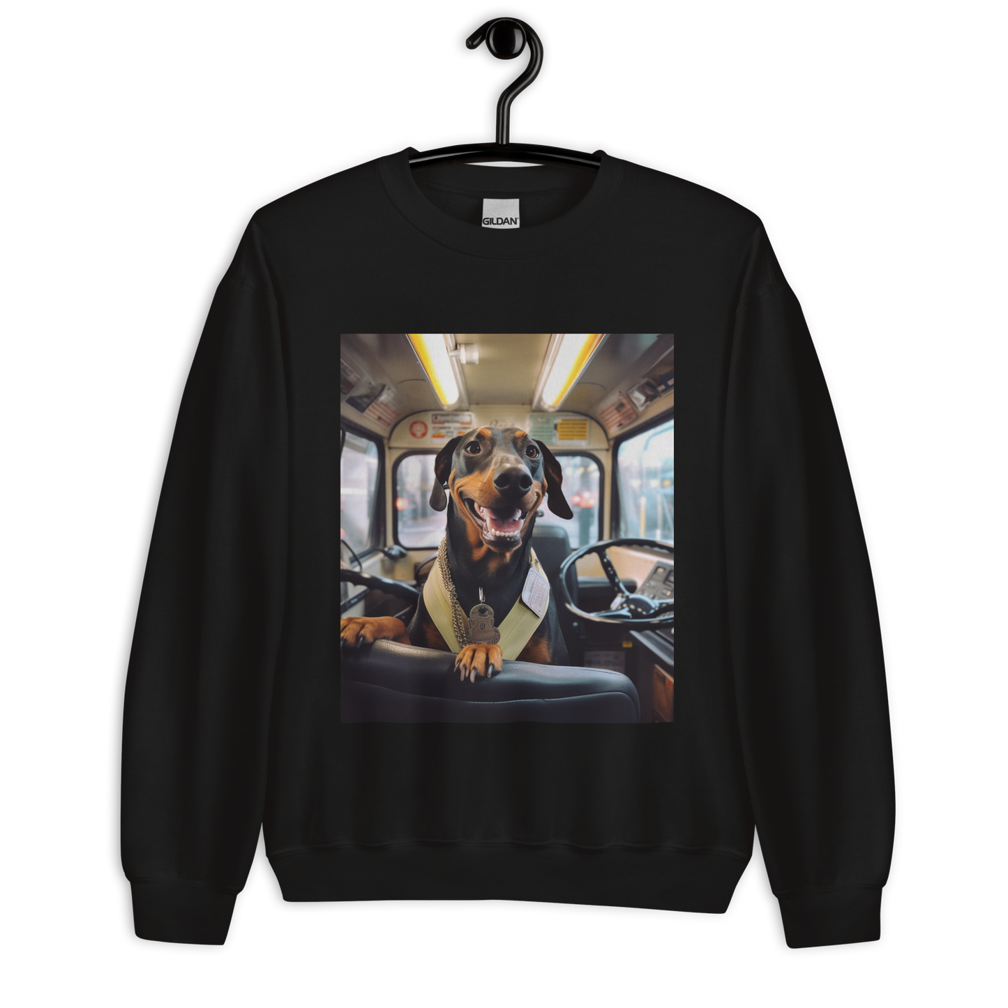 Dachshund Bus Driver Unisex Sweatshirt