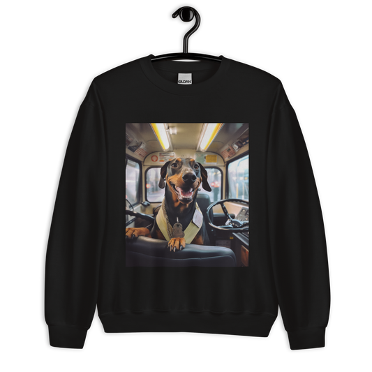 Dachshund Bus Driver Unisex Sweatshirt