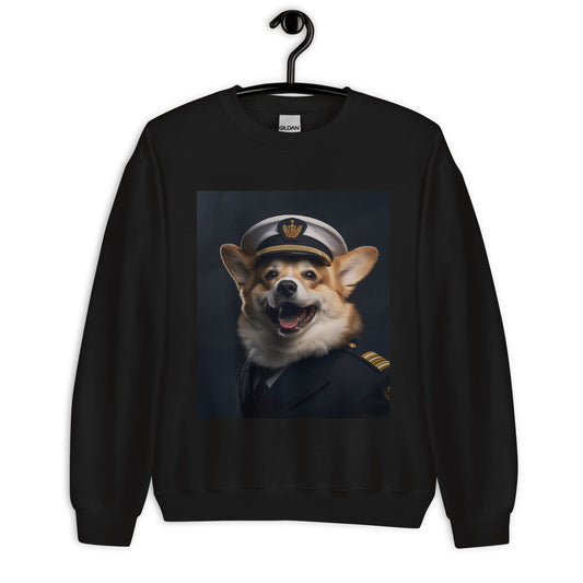 Pembroke Welsh Corgi NavyOfficer Unisex Sweatshirt