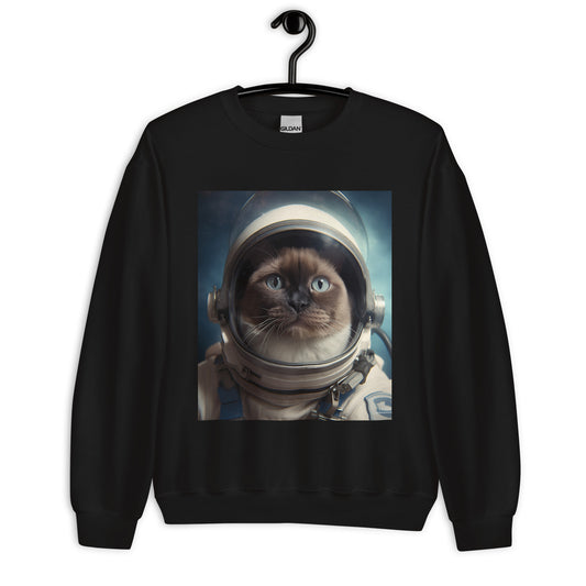 Siamese Astronaut Unisex Sweatshirt