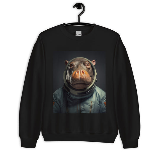 Hippo Astronaut Unisex Sweatshirt