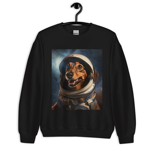 Dachshund Astronaut Unisex Sweatshirt