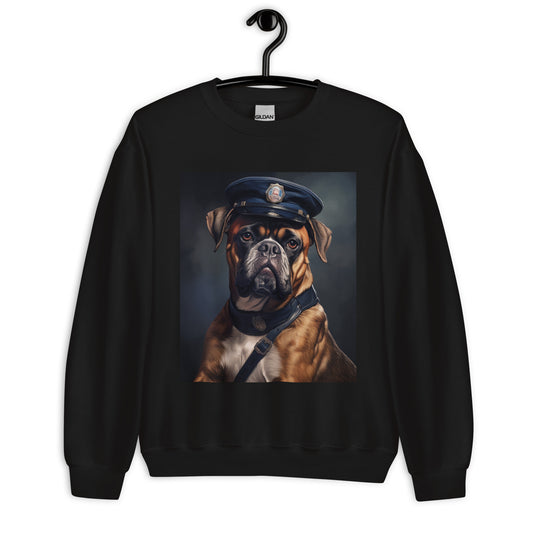 Boxer Police Officer Unisex Sweatshirt