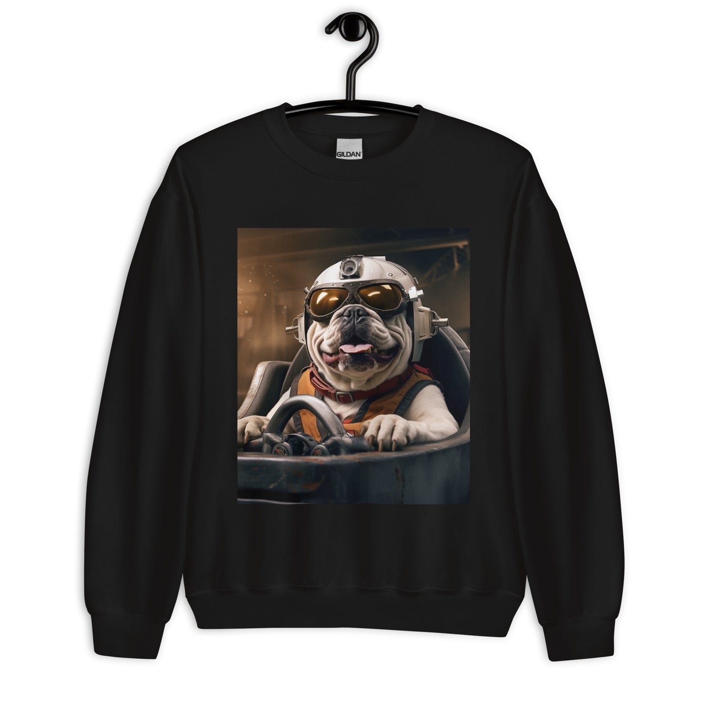 Bulldog F1 Car Driver Unisex Sweatshirt