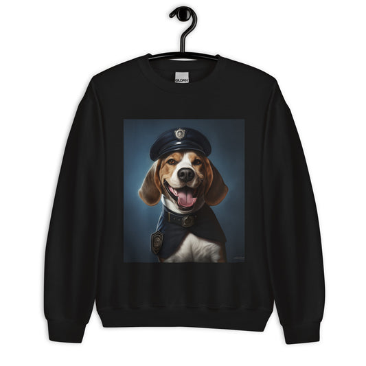 Beagle Police Officer Unisex Sweatshirt