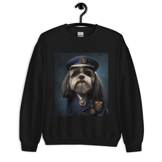 Shih Tzu Air Force Officer Unisex Sweatshirt