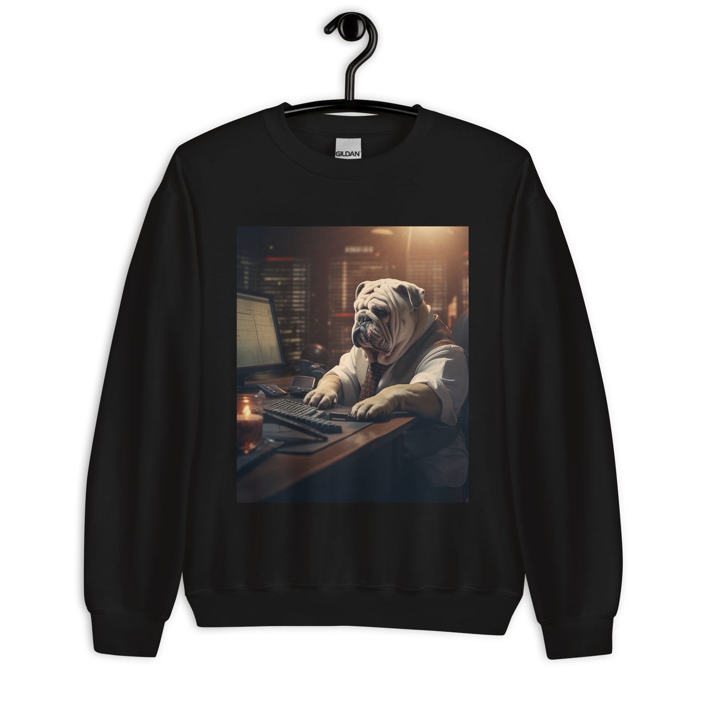 Bulldog Stock Trader Unisex Sweatshirt