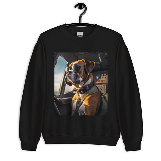 Boxer Airline Pilot Unisex Sweatshirt