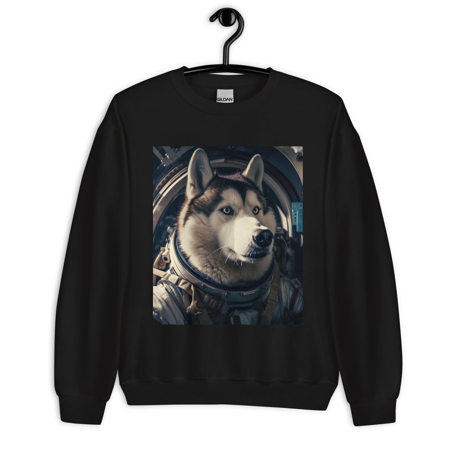 Siberian Husky Astronaut Unisex Sweatshirt