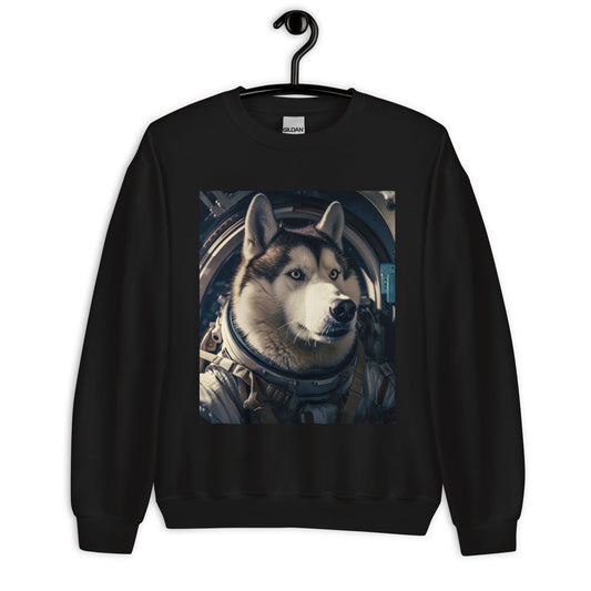 Siberian Husky Astronaut Unisex Sweatshirt
