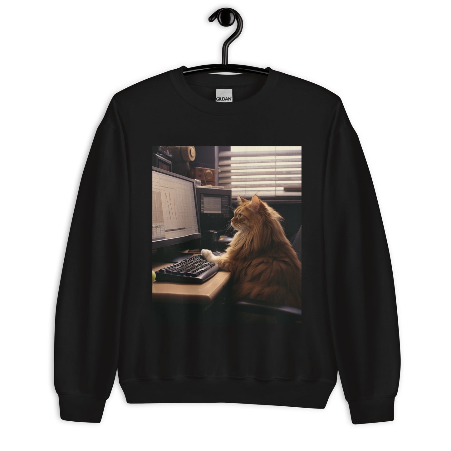 Maine Coon Stock Trader Unisex Sweatshirt