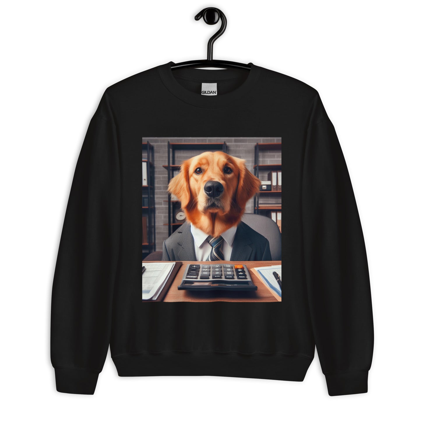 Golden Retriever Accountant Unisex Sweatshirt