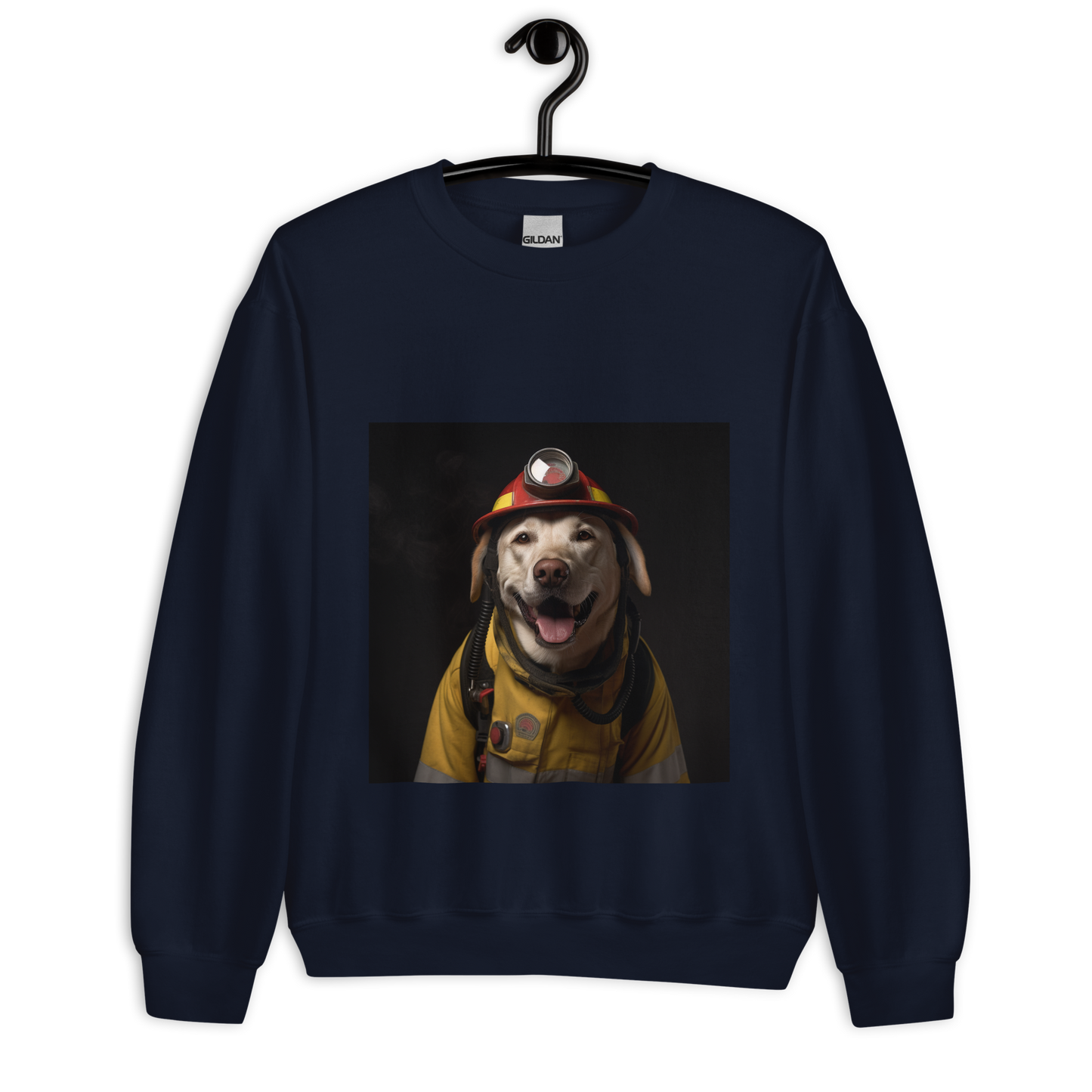 Labrador Retriever Firefighter Unisex Sweatshirt