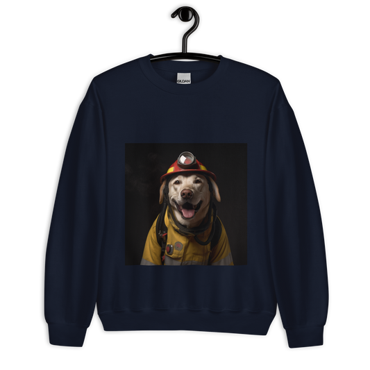 Labrador Retriever Firefighter Unisex Sweatshirt