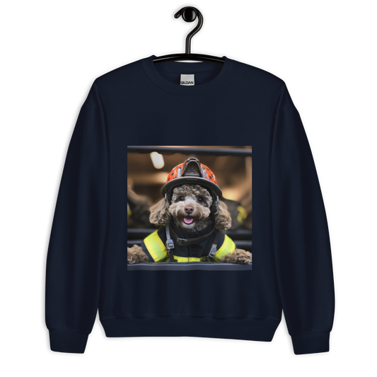 Poodle Firefighter Unisex Sweatshirt