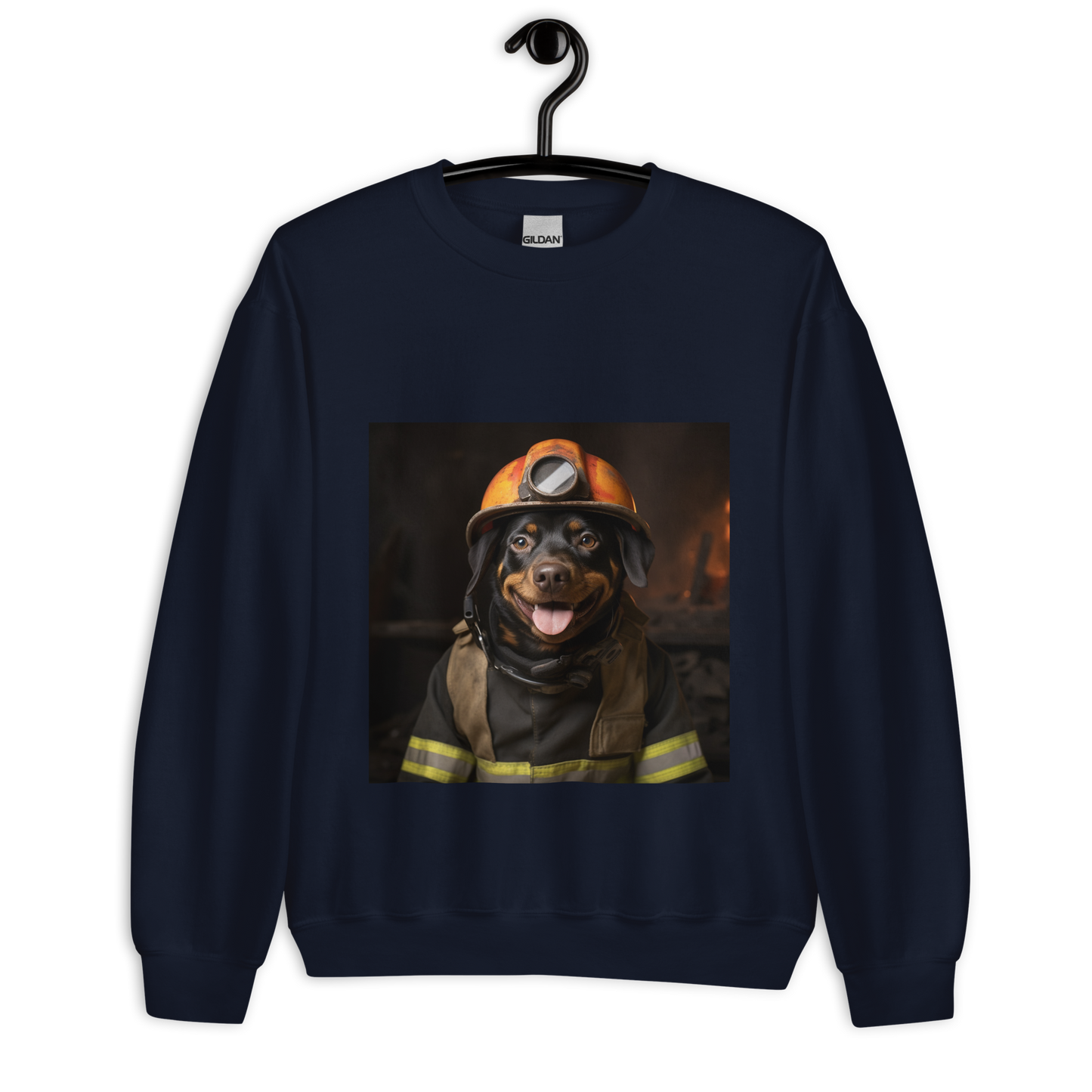 Rottweiler Firefighter Unisex Sweatshirt