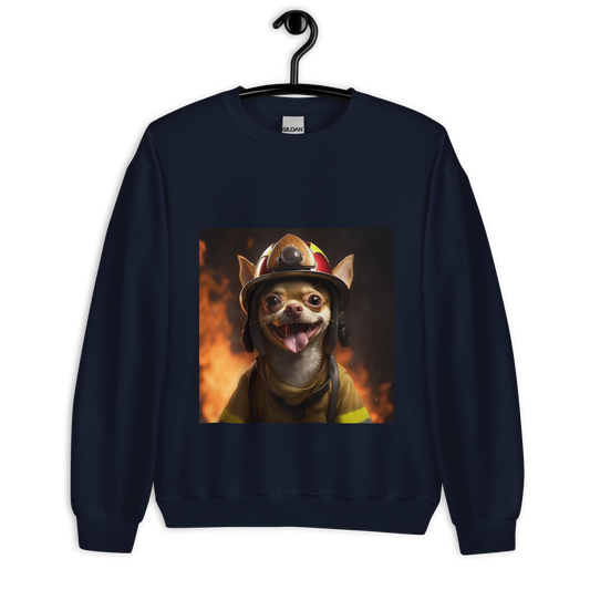 Chihuahua Firefighter Unisex Sweatshirt