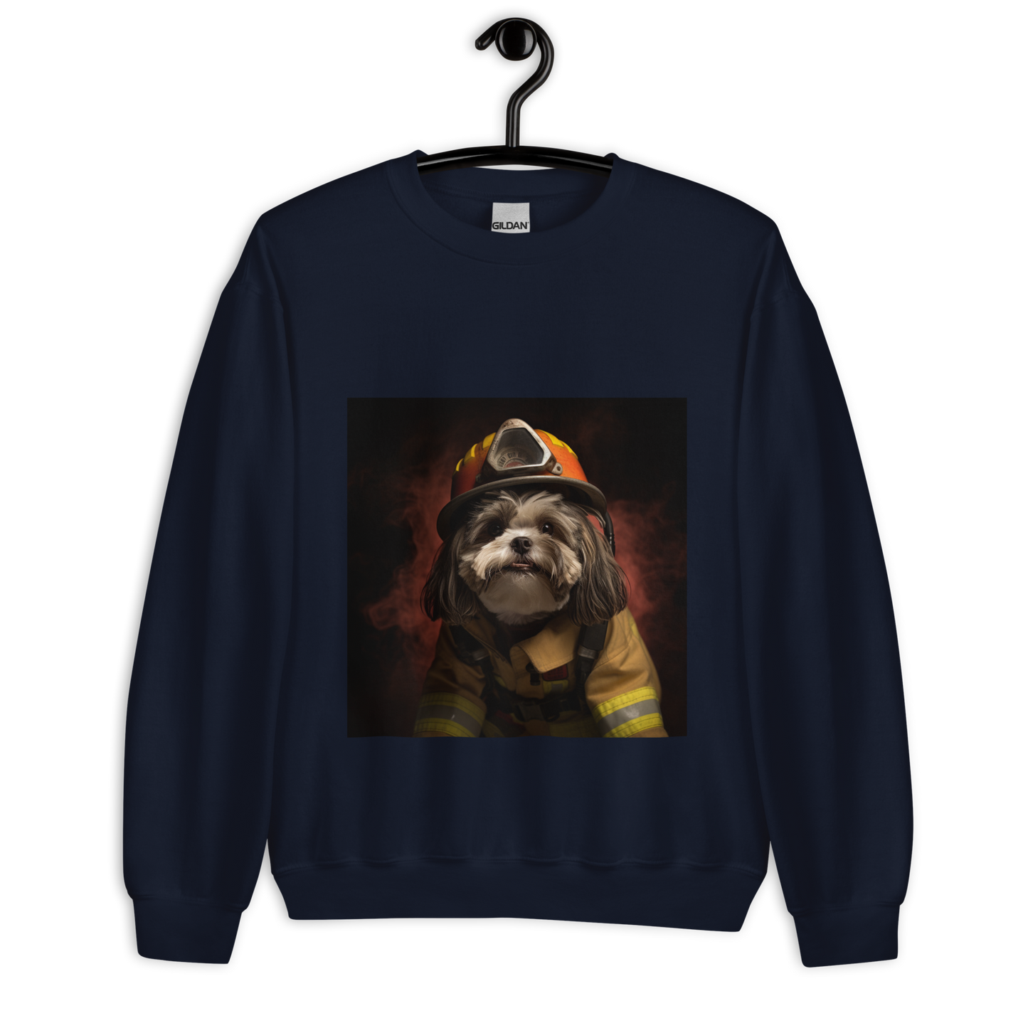 Shih Tzu Firefighter Unisex Sweatshirt