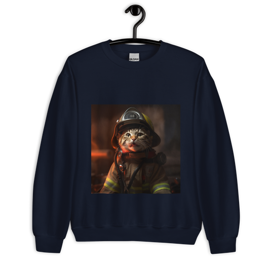 Domestic Shorthair Firefight Unisex Sweatshirt