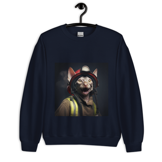 Sphynx Firefighter Unisex Sweatshirt