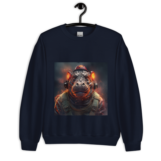 Hippo Firefighter Unisex Sweatshirt