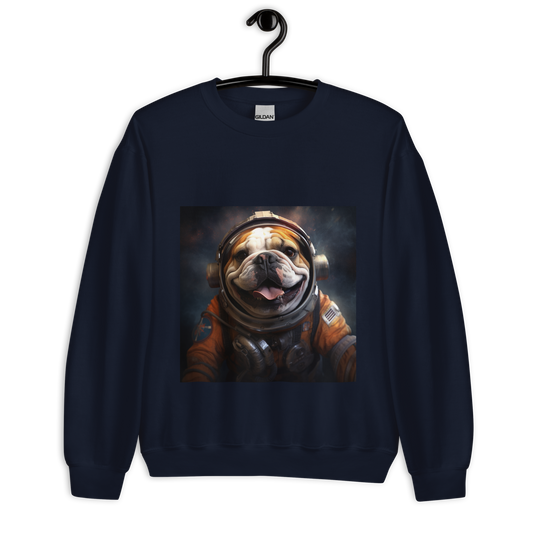 Bulldog Astronaut Unisex Sweatshirt