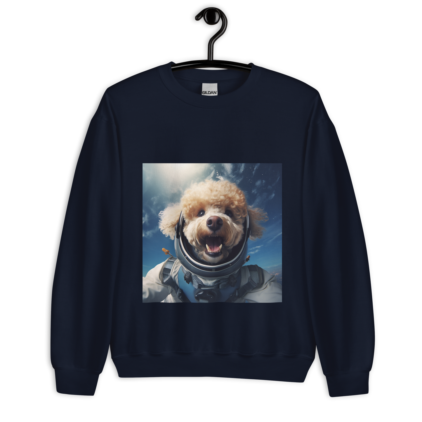 Poodle Astronaut Unisex Sweatshirt