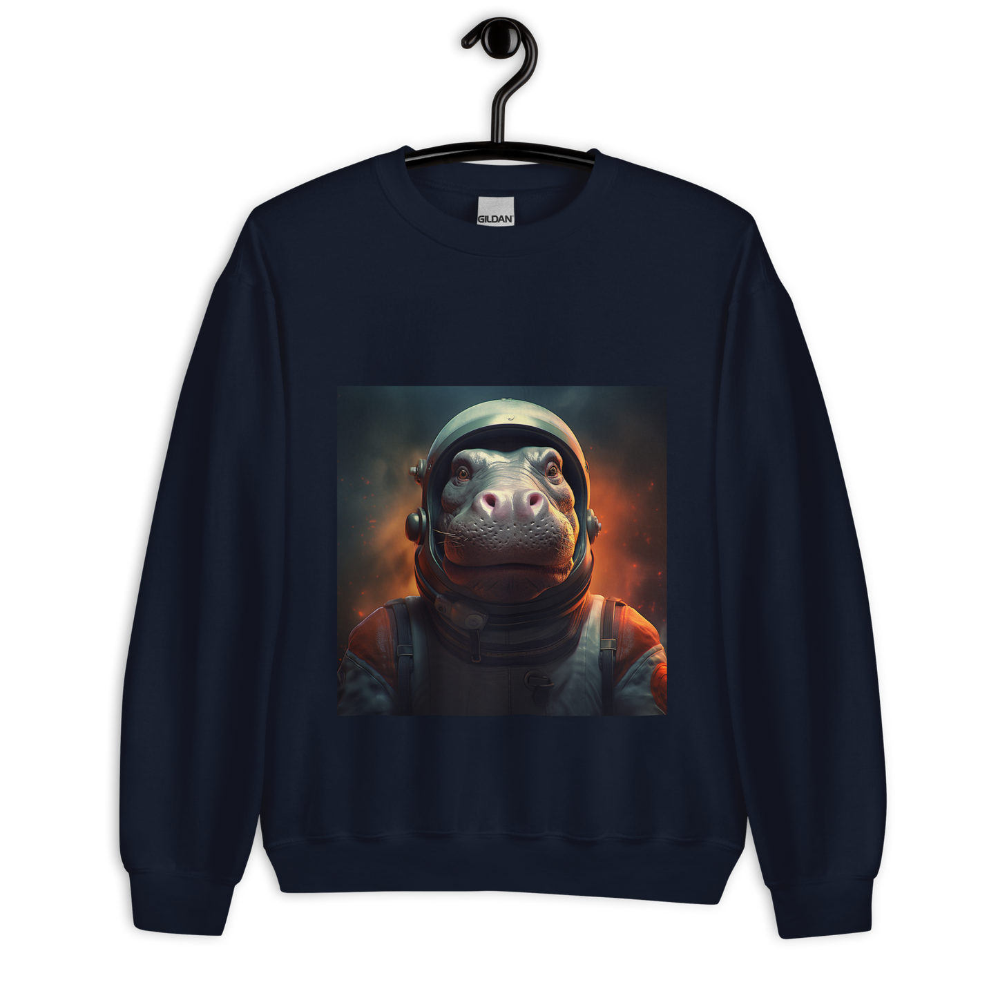 Hippo Astronaut Unisex Sweatshirt