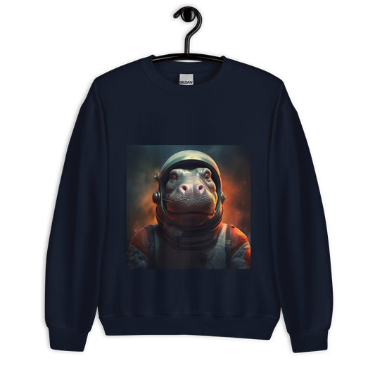 Hippo Astronaut Unisex Sweatshirt